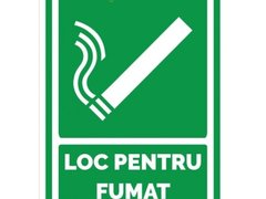 Indicatoare  pentru locuri de fumat